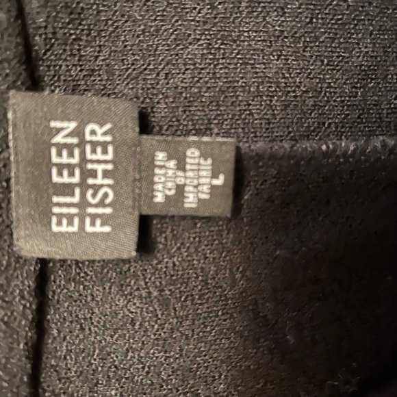 Eileen Fisher Single Button Wool CrepeCardigan Sweater - Picture 7 of 9